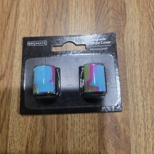 BrüMate Magnetic Straw Cover - Rainbow Swirl